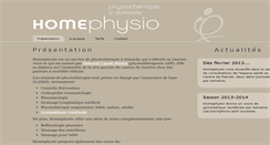 Desktop Screenshot of homephysio.ch